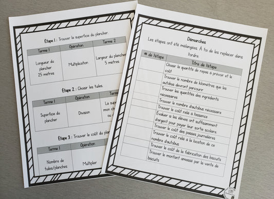 Mathématiques - Pratiquer la compétence 1 (C1) étapes par étapes
