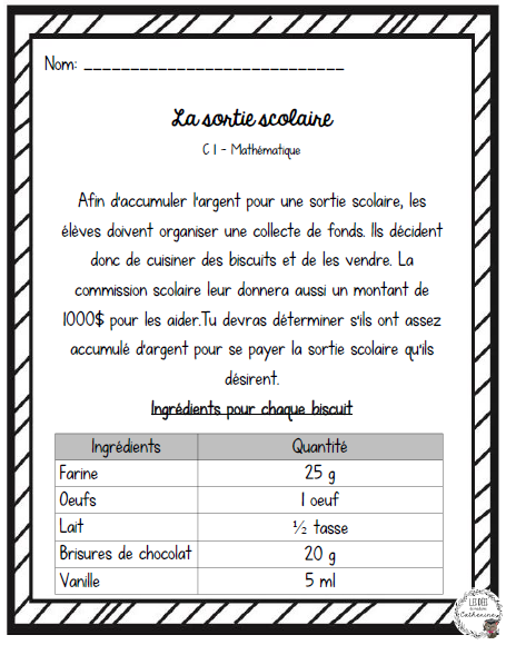 Mathématiques - Pratiquer la compétence 1 (C1) étapes par étapes