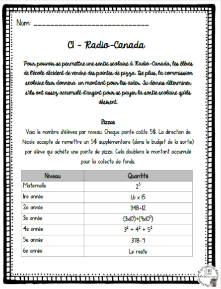 Mathématiques - pratique de C1 (4) - Début d'année