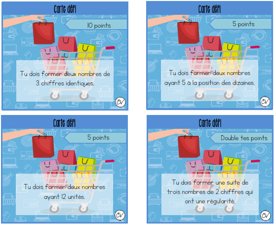 Mathématiques - atelier/jeu - L'employé du mois (nombres)