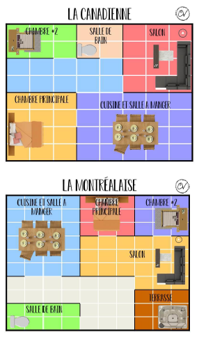 Mathématiques - atelier/jeu - Le roi des maisons (fractions)