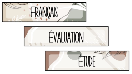 Menu du jour minimaliste