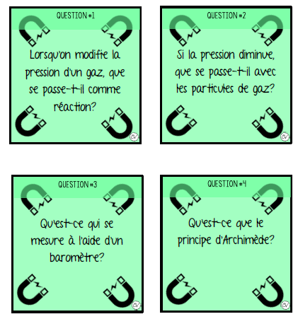 Sciences 3e cycle - Pression et magnétisme