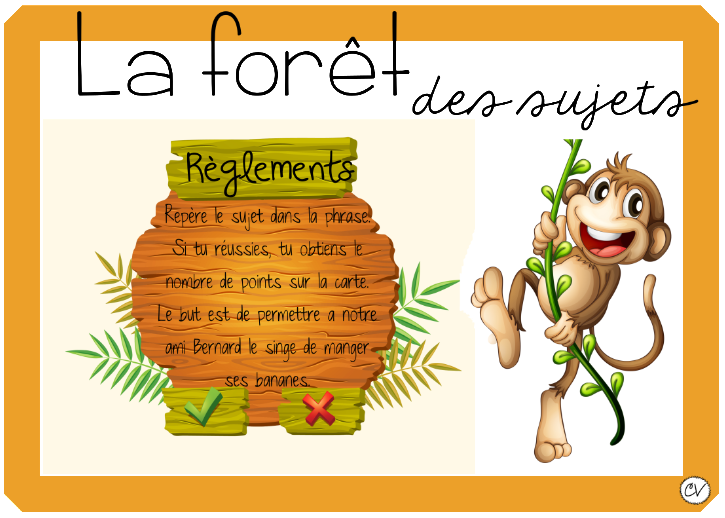 Français - Atelier/jeu - La forêt des sujets