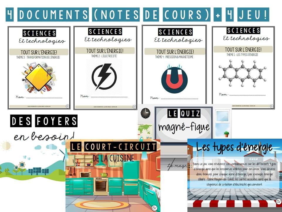 Sciences 3e cycle - Tout sur l'énergie!