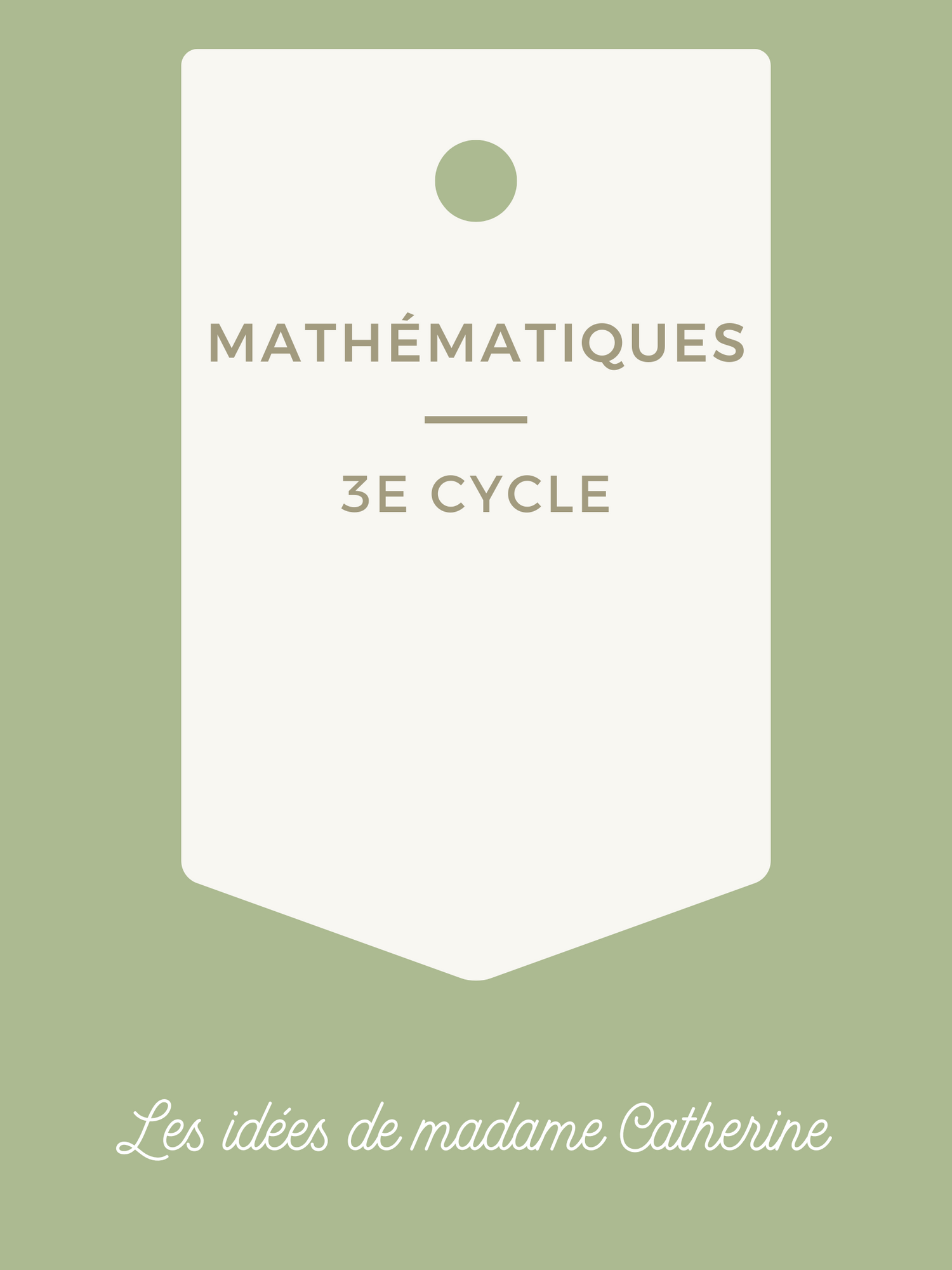 3e cycle math