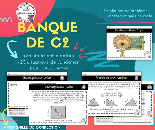 Mathématiques - Cahier de résolutions de problèmes (46) - C2 - 3e cycle