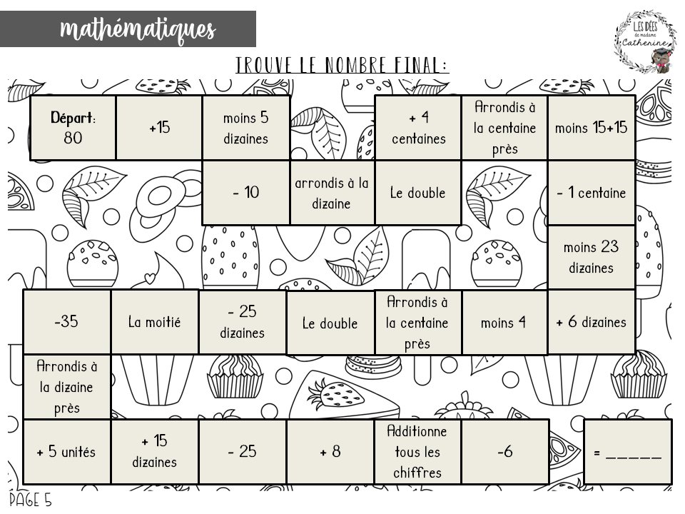 Détente et révision - 2e cycle