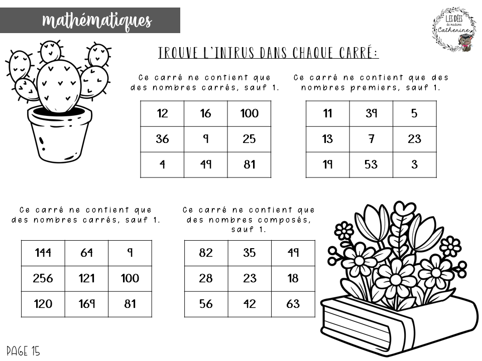 Détente et révision - 2e cycle