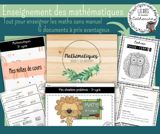Mathématiques - ENSEMBLE - Enseignement des mathématiques - 3e cycle