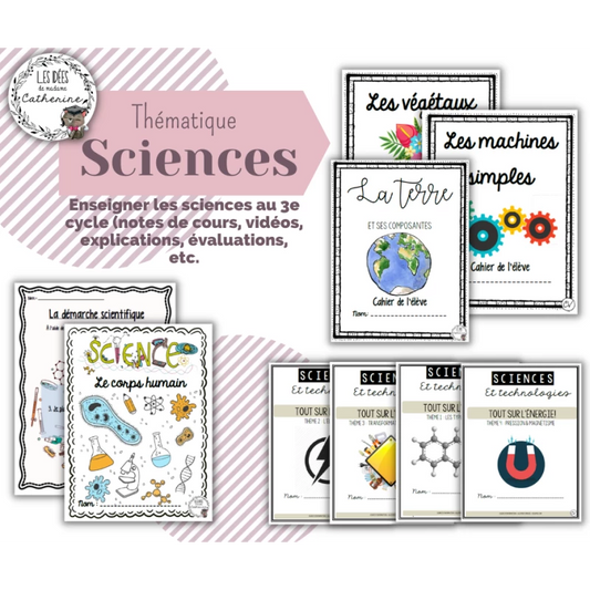 Sciences - ENSEMBLE enseignement des sciences au 3e cycle
