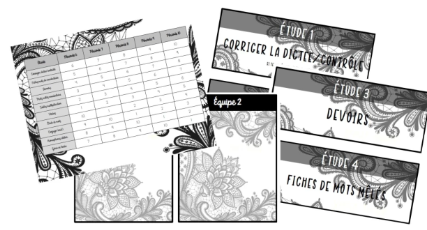Affichage - Étude/ateliers