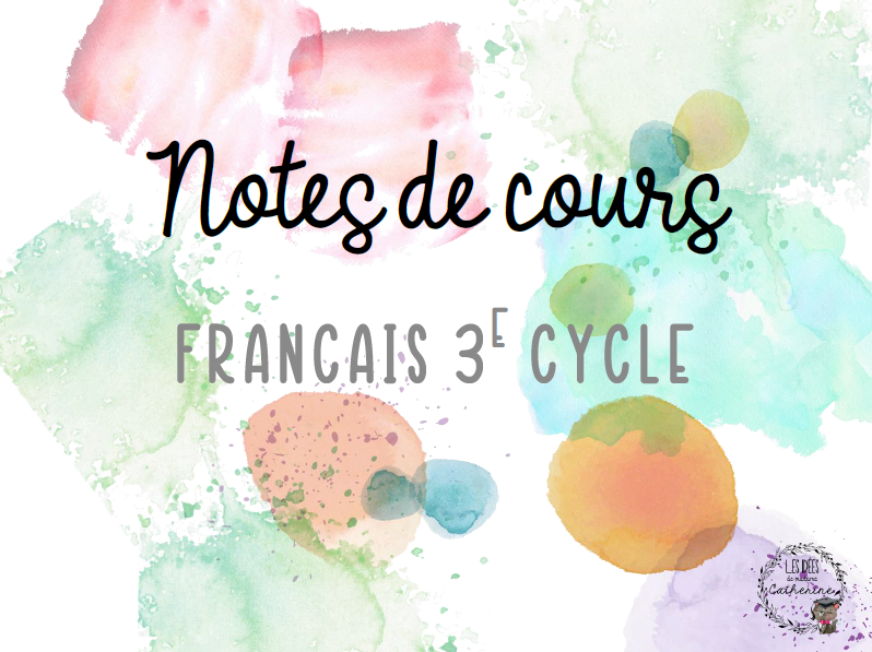 Français - enseignement sans cahier - EXTRAIT GRATUIT