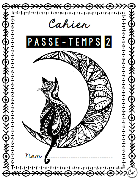 Cahier passe-temps #2 - 3e cycle