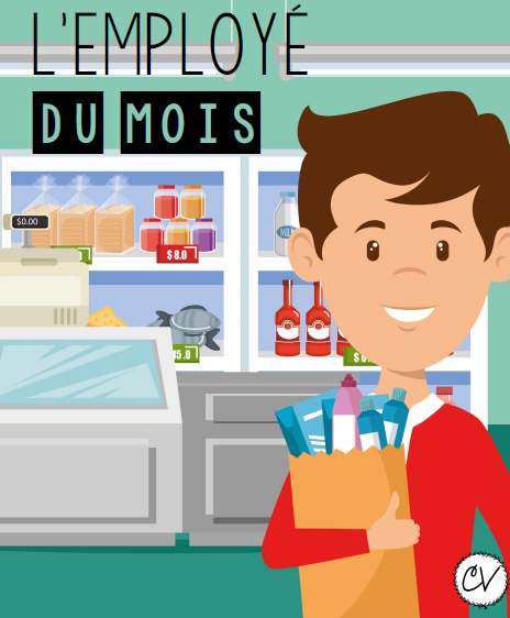 Mathématiques - atelier/jeu - L'employé du mois (nombres)