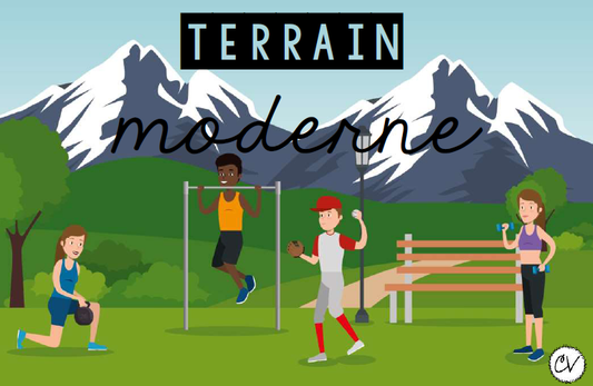 Mathématiques - Atelier/jeu - Terrain moderne (TRIANGLES)