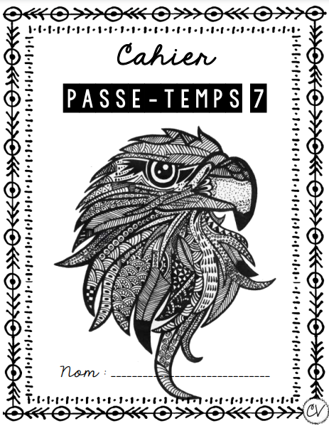Cahier passe-temps #7 - 3e cycle