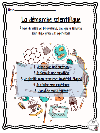 Sciences - Pratiquer la démarche scientifique - 3e cycle