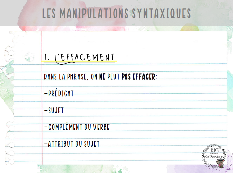 Français - enseignement sans cahier - EXTRAIT GRATUIT