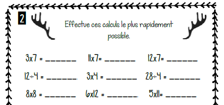 Cahier passe-temps #8 - 3e cycle