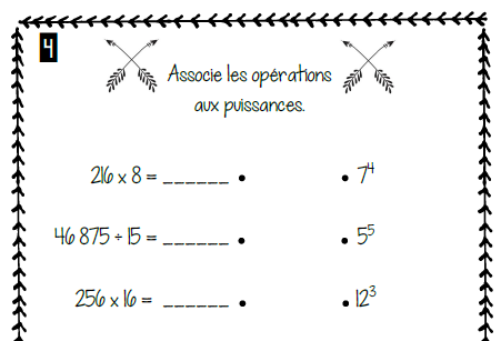 Cahier passe-temps #1 - 3e cycle