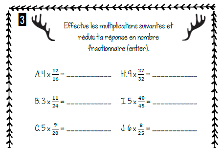 Cahier passe-temps #3 - 3e cycle