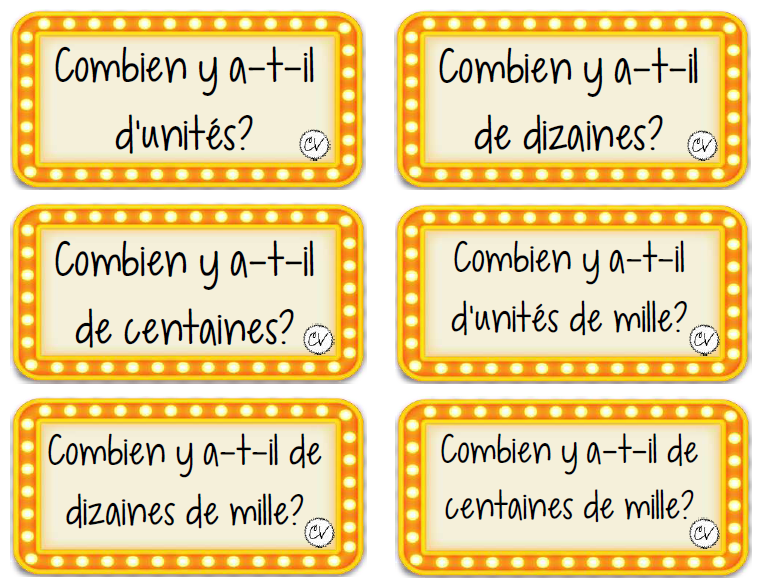 Mathématiques - atelier/jeu - Loterie pédagogique - valeur/position