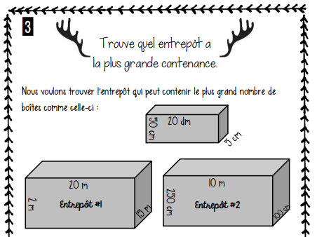 Cahier passe-temps #7 - 3e cycle