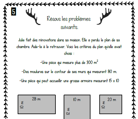 Cahier passe-temps #8 - 3e cycle