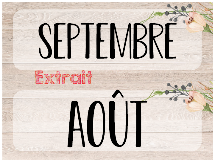 Affichage classe - Thématique: bois, floral, estival, rustique