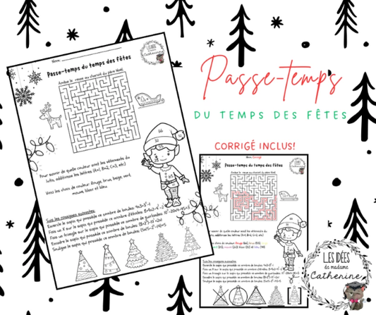 Passe-temps du temps des fêtes!