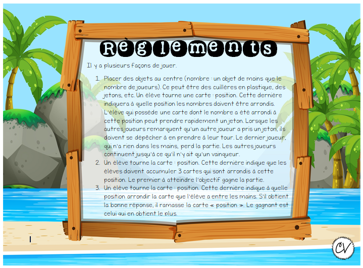 Mathématiques - Atelier/jeu - Arrondir, un vrai jeu d'enfant!