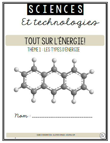 Sciences 3e cycle - Les types d'énergie
