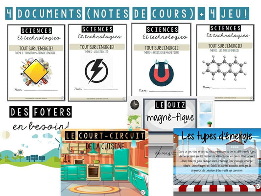 Sciences 3e cycle - Tout sur l'énergie!