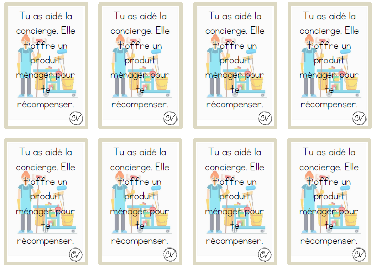 Mathématiques - atelier/jeu - Opération nettoyage
