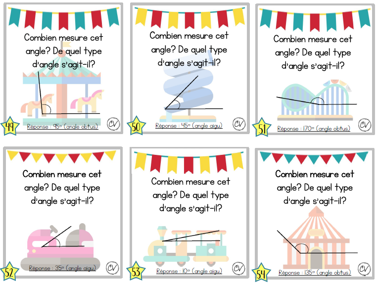 Mathématiques - Atelier/jeu - Révision complète (Parc d'attraction)