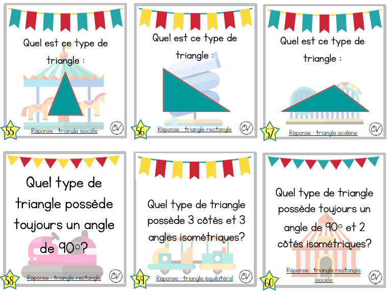 Mathématiques - Atelier/jeu - Révision complète (Parc d'attraction)