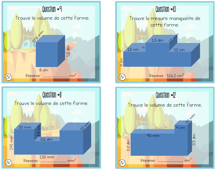 Mathématiques - Atelier/jeu - Une question de terrain (VOLUME)