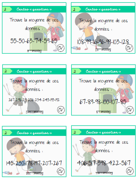 Mathématiques - atelier/jeu - Opération nettoyage